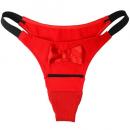 MYU Japanese Vibrator Holder Panties Ribbon RED