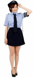 A-ONE "COS-LOVE" Cute MiniSkirt Police Costume Play Set