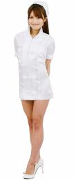 A-ONE "COS-LOVE" Cute Angel Nurse Costume Play Set / Onepiece + Nurse Cap / T-shirt + Bulma