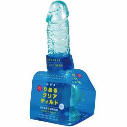PPP "Punitto Real Clear Dildo 12cm" Japanese Soft Feel Dildo Toy