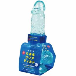 PPP "Punitto Real Clear Dildo 14cm" Japanese Soft Feel Dildo Toy