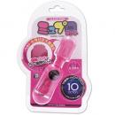 A-ONE "MUPRO CUTE Clear Pink" Flexible Head Small Size Vibrator Japanese Massager