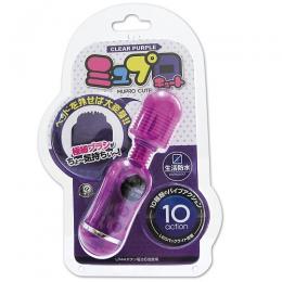 A-ONE "MUPRO CUTE Clear Purple" Flexible Head Small Size Vibrator Japanese Massager