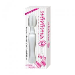 NipporiGift "Minima Big White" Denma Shaped Stick Vibrator Japanese Massager