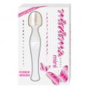 NipporiGift "Minima Mini White" Denma Shaped Small Size Stick Vibrator Japanese Massager