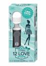 TokyoSky "12 LOVE DENMA Black" 12 Pattern Vibrator Japanese Massager