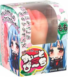 NipporiGift "Sweet Peach MOMO" Real Shaped Handy Size Onahole